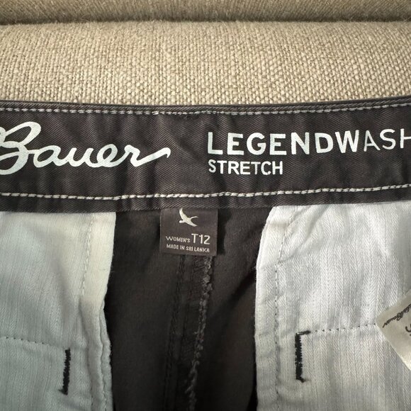 Eddie Bauer Woman's TALL Curvy Crop Pants Size Tall 12 Inseam 25" Charcoal Gray - Picture 4 of 4